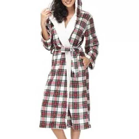 Martha Stewart Collection Family Bath Robe, Adult, Unisex - Picture 2 of 2